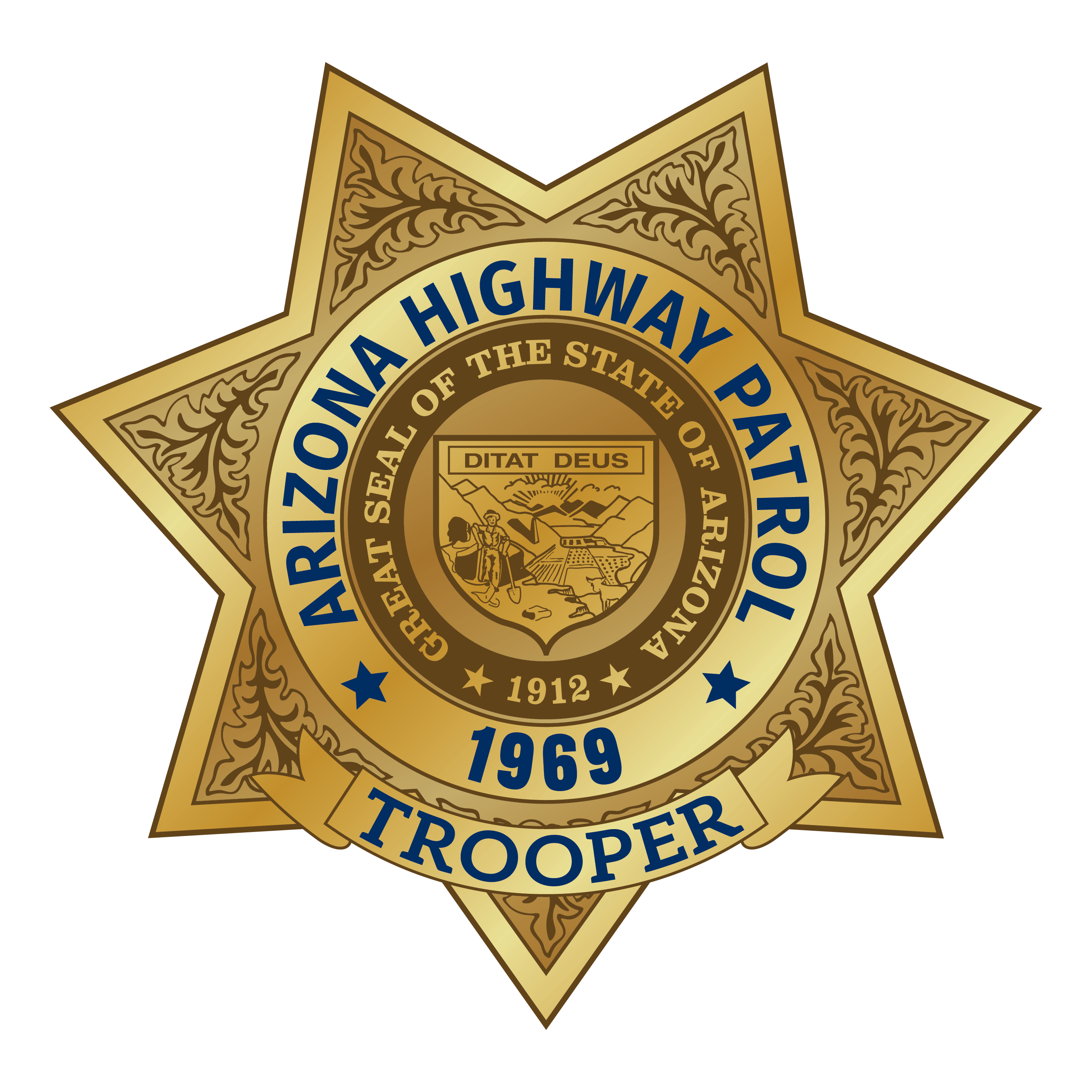 AZDPS Gold Logo Badge 300ppi